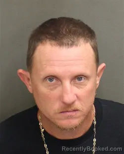 Mugshot of Dirk Allan Jr Fisher booked in Orange County, Florida on August 5, 2026