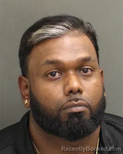 Mugshot of Richard Paul Swamy booked in Orange County, Florida on August 5, 2026