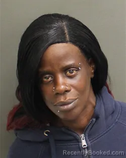 Mugshot of Erica Lafaye Jean booked in Orange County, Florida on August 5, 2026