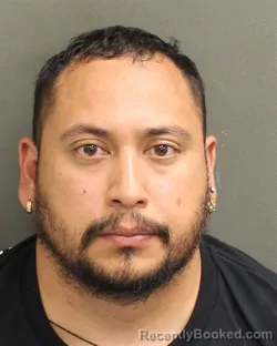 Mugshot of Antonio Rodriguez booked in Orange County, Florida on August 6, 2026