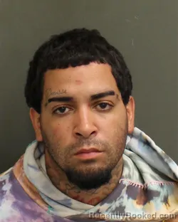 Mugshot of Denny Duanel Navarro booked in Orange County, Florida on August 6, 2026