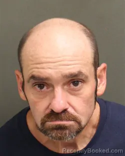 Mugshot of Danny Charles Jr Hawkins booked in Orange County, Florida on August 6, 2026