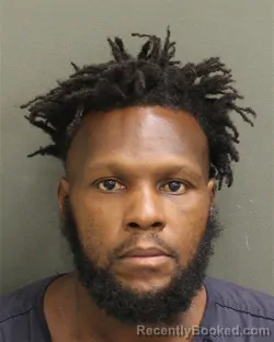 Mugshot of Reginald Demarcus Williams booked in Orange County, Florida on August 6, 2026