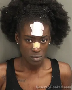 Mugshot of Ahniyah Vianise Gomand booked in Orange County, Florida on August 6, 2026