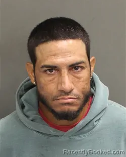 Mugshot of Edward Diaz booked in Orange County, Florida on August 6, 2026