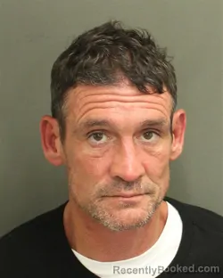 Mugshot of David Wesley Scheibel booked in Orange County, Florida on August 6, 2026