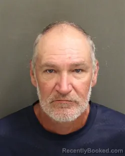 Mugshot of Keith Alan Leblanc booked in Orange County, Florida on August 6, 2026