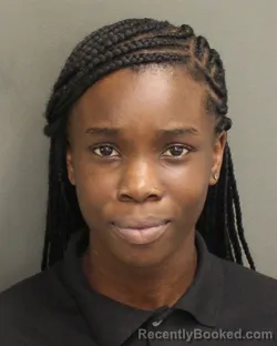 Mugshot of Lashanti Jamilya Conyers booked in Orange County, Florida on August 6, 2026