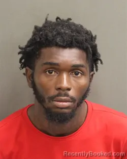 Mugshot of Joaski Javon Jackson booked in Orange County, Florida on August 6, 2026