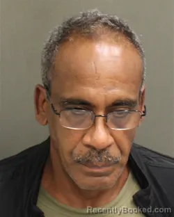 Mugshot of David Rosario booked in Orange County, Florida on August 6, 2026