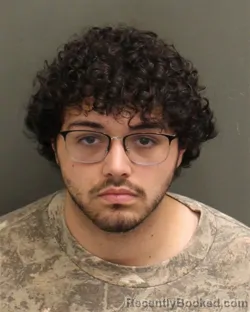 Mugshot of Bryan Samuel Villanuevaurinas booked in Orange County, Florida on August 7, 2026