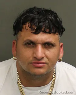 Mugshot of Magdiel Echeverriamartinez booked in Orange County, Florida on August 7, 2026