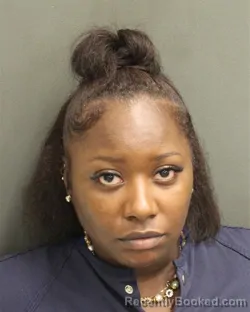Mugshot of Santoria Mae Brown booked in Orange County, Florida on August 7, 2026