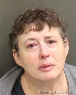 Mugshot of Judy Marlene Clarke booked in Orange County, Florida on August 7, 2026