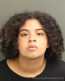 Mugshot of Lydia Marie Montanez booked in Orange County, Florida on August 7, 2026