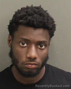 Mugshot of Marquis Oshay Howard booked in Orange County, Florida on August 7, 2026