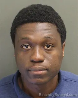Mugshot of Kimani Tyriq Wingate booked in Orange County, Florida on August 7, 2026