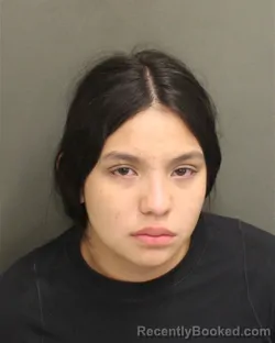 Mugshot of Luna Fernanda Arenalessanabria booked in Orange County, Florida on August 7, 2026