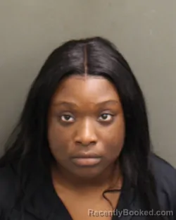 Mugshot of Simone Rene Moore booked in Orange County, Florida on August 7, 2026