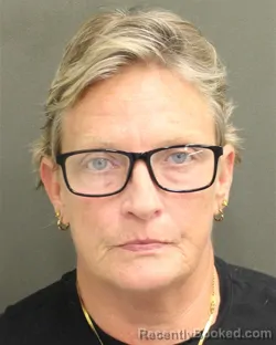 Mugshot of Amy Alison Mathis booked in Orange County, Florida on August 8, 2026