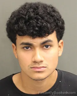 Mugshot of Jhovany Gabriel Ramoscruz booked in Orange County, Florida on August 8, 2026