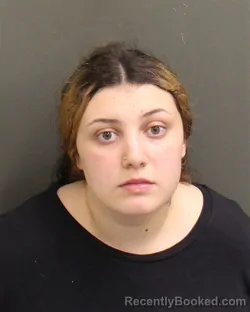 Mugshot of Holly Bland booked in Orange County, Florida on August 8, 2026