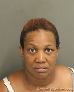 Mugshot of Kanietra Shavawn Beckford booked in Orange County, Florida on August 8, 2026