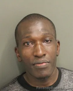 Mugshot of Princton Germall Vereen booked in Orange County, Florida on August 8, 2026
