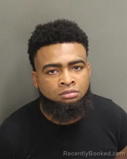 Mugshot of Rayshawn Amir Padmore booked in Orange County, Florida on August 8, 2026