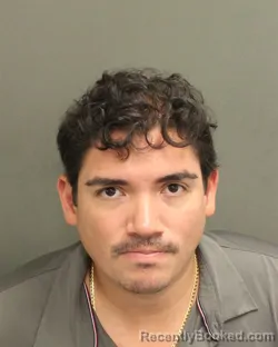 Mugshot of Carlos Alfredo Castillosaez booked in Orange County, Florida on August 8, 2026