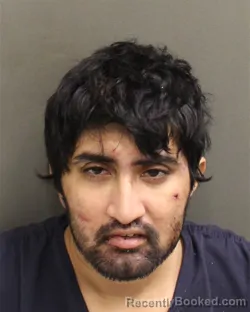 Mugshot of Sravan Vunnava booked in Orange County, Florida on August 8, 2026