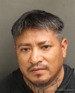 Mugshot of Roberto Coronahernandez booked in Orange County, Florida on August 8, 2026