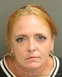 Mugshot of Mandee Rae Holland booked in Orange County, Florida on August 9, 2026