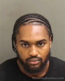 Mugshot of Ashante Khan Williams booked in Orange County, Florida on August 9, 2026