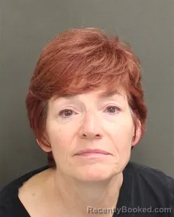 Mugshot of Christine Ann Rogers booked in Orange County, Florida on August 9, 2026