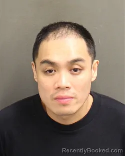 Mugshot of David Lang Nguyen booked in Orange County, Florida on August 9, 2026