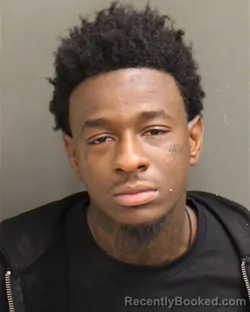 Mugshot of Malcolm Akeem Holloway booked in Orange County, Florida on August 9, 2026