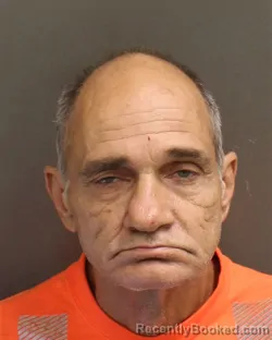 Mugshot of Stanley J Canada booked in Orange County, Florida on August 9, 2026