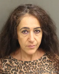 Mugshot of Ilona Esther Babekov booked in Orange County, Florida on August 9, 2026