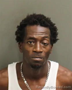 Mugshot of David Lamario Walker booked in Orange County, Florida on August 9, 2026