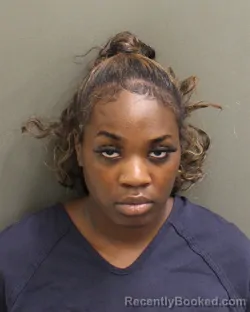 Mugshot of Knyria Laterricah Smith booked in Orange County, Florida on August 9, 2026
