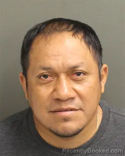 Mugshot of Selvin Saul Castanontoyon booked in Orange County, Florida on August 9, 2026