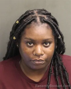 Mugshot of Lakendra Juanita Thomas booked in Orange County, Florida on August 10, 2026