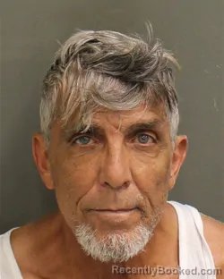 Mugshot of Mark Paul Pierpont booked in Orange County, Florida on August 10, 2026