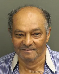 Mugshot of Haimnauth Kalipersaud booked in Orange County, Florida on August 10, 2026