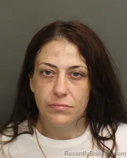 Mugshot of Jamie Lee Pelletier booked in Orange County, Florida on August 10, 2026