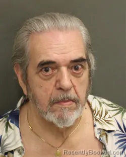 Mugshot of Gary Bernard Fillides booked in Orange County, Florida on August 11, 2026