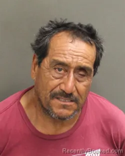Mugshot of Francisco Javier Nava booked in Orange County, Florida on August 11, 2026