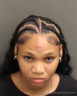 Mugshot of Shanti Durham booked in Orange County, Florida on August 11, 2026