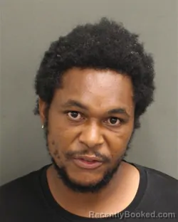 Mugshot of Trayvarus Demetrius Henderson booked in Orange County, Florida on August 11, 2026